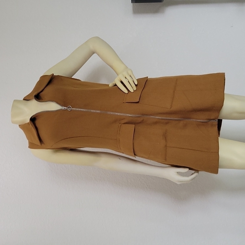 𝅺vintage zip up dress